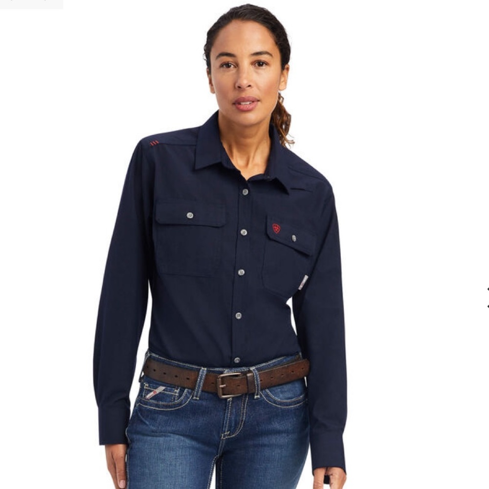 ARIAT FR BUTTON UP WOMENS SIZE SMALL